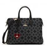 Vivienne Westwood（ヴィヴィアンウエストウッド） ナナメガケバッグ LOGOMANIA 13316 BLACK