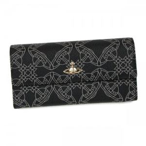 Vivienne Westwood（ヴィヴィアンウエストウッド） 長財布 LOGOMANIA 32392 BLACK