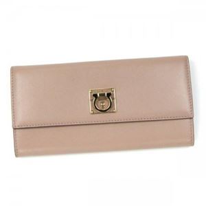 Ferragamo（フェラガモ） 長財布 LOCK STORY 22B769 548531 NOCTURNE ROSE