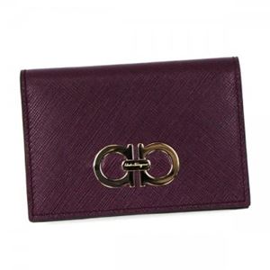 Ferragamo（フェラガモ） カードケース GANCINI ICONA VITTEL 22A552 549917 BAROLO