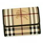 Burberry（バーバリー） 三つ折り財布（小銭入れ付） HYM BELLFIELD HYM 2070T CHOCOLATE