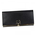 Ferragamo（フェラガモ） 長財布 GANCINI ICONA VITTEL 224633 549456 NERO／ROSSO