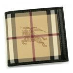 Burberry（バーバリー） 二つ折り財布（小銭入れ付） HYM MS CCBILCN HYM 0010T BLACK