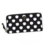 KATE SPADE（ケイトスペード） 長財布 FLATIRON NYLON PWRU3336 5 BLACK NEW YORK APPLE