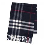Burberry（バーバリー） マフラー G ICON 168 4100B NAVY CHECK GIANT