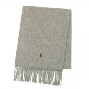 RalphLauren（ラルフローレン） マフラー 6F0001 33 LIGHT GREY HTR