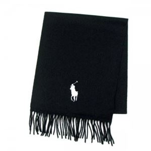 RalphLauren（ラルフローレン） マフラー 6F0007 1 BLACK／WHITE