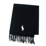 RalphLauren（ラルフローレン） マフラー 6F0007 1 BLACK／WHITE