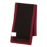 Calvin Klein（カルバンクライン） マフラー 77083 CHY BLACK CHERRY／CRIMSON