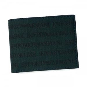 EMPORIO ARMANI（エンポリオアルマーニ） 二つ折り財布（小銭入れ付） YCF04 YEM122 86482 PETROLIO／PETROLIO