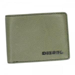 DIESEL（ディーゼル） 二つ折り財布（小銭入れ付） JEM WALLETS X01257 T7430 DUSTY OLIVE