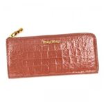 MIUMIU（ミュウミュウ） 長財布 STAMPA COCCO LUX 5M1183 F0405 ANTICO