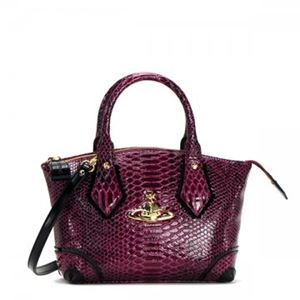 Vivienne Westwood（ヴィヴィアンウエストウッド） トートバッグ FRILLY SNAKE 6093 CHERRY