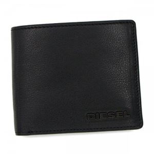 【2014年2月28日まで期間限定値下げ】DIESEL（ディーゼル） 二つ折り財布（小銭入れ付） X01966 T8013 BLACK