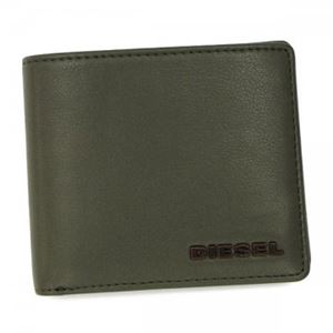 【2014年2月28日まで期間限定値下げ】DIESEL（ディーゼル） 二つ折り財布（小銭入れ付） X01966 T7434 OLIVE NIGHT