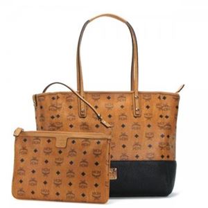 MCM（エムシーエム） トートバッグ MWP3AVI36 CO001 COGNAC／DRESS BLUES