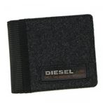 DIESEL（ディーゼル） 二つ折り財布（小銭入れ付） X02116 H2388 ANTHRACITE／BLACK