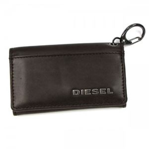 【2014年2月28日まで期間限定値下げ】DIESEL（ディーゼル） キーケース X01977 H5019 COFFEE BEAN／DAZZLING BLUE