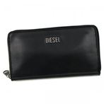DIESEL（ディーゼル） 長財布 X02053 H5030 BLACK／MANDARIN ORANGE