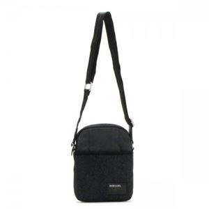 DIESEL（ディーゼル） ナナメガケバッグ X02109 H2388 ANTHRACITE／BLACK