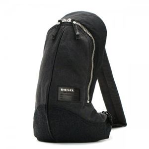 DIESEL（ディーゼル） ナナメガケバッグ X02111 H2388 ANTHRACITE／BLACK