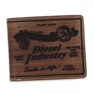 DIESEL（ディーゼル） 二つ折り財布（小銭入れ付） X01988 H4806 DIESEL SMILE