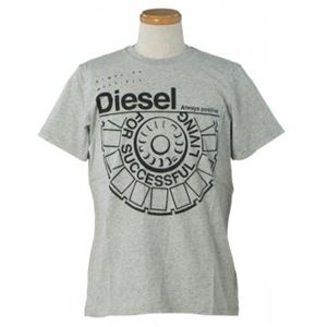 DIESEL（ディーゼル） メンズTシャツ 00S6FH 912 GREY