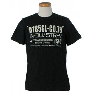 DIESEL（ディーゼル） メンズTシャツ 00S4Y1 900 BLACK