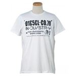 DIESEL（ディーゼル） メンズTシャツ 00S4Y1 100 WHITE