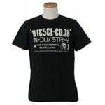 DIESEL（ディーゼル） メンズTシャツ 00S4Y1 900 BLACK