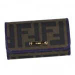 Fendi（フェンディ） キーケース 8AP079 F0E8C TABACCO／VIOLA／ORO SOFT