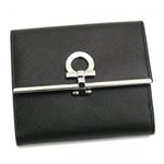 Ferragamo（フェラガモ） Wホック財布 224639 273833 NERO