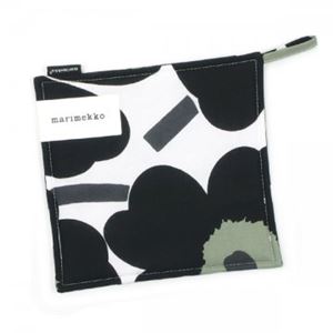 marimekko（マリメッコ） ポットホルダー 64159 30 WHITE／BLACK／OLIVE