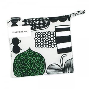 marimekko（マリメッコ） ポットホルダー 63370 960 LIGHT GREY／BLACK／GREEN