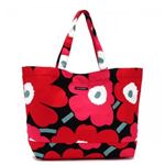 marimekko（マリメッコ） トートバッグ 38151 934 BLACK／RED／PINK