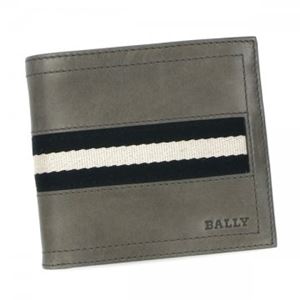 Bally（バリー） 二つ折り財布（小銭入れ付） TYE 335 DARK FLINT BLACK／BEIGE