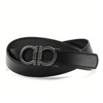 Ferragamo（フェラガモ） ベルト 678793 NERO／AUBURN