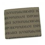 EMPORIO ARMANI（エンポリオアルマーニ） 二つ折り財布（小銭入れ付） YEM122 87339 ECRU／AFTER DARK
