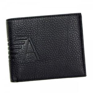 EMPORIO ARMANI（エンポリオアルマーニ） 二つ折り財布（小銭入れ付） YEM122 80001 NERO
