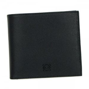 Loewe(ロエベ) 二つ折り財布(小銭入れ付) 103.30.501 1339 BLACK/OCEAN BLUE