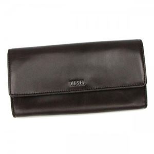 【2014年2月28日まで期間限定値下げ】DIESEL（ディーゼル） 長財布 X02055 H5114 COFFEE BEAN／WINTER GREEN