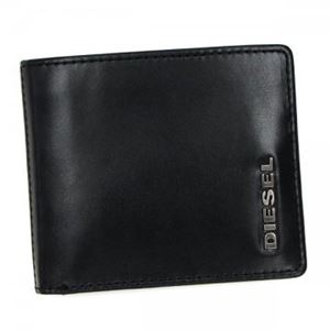 【2014年2月28日まで期間限定値下げ】DIESEL（ディーゼル） 二つ折り財布（小銭入れ付） X02471 H2354 BLACK／BALSAM