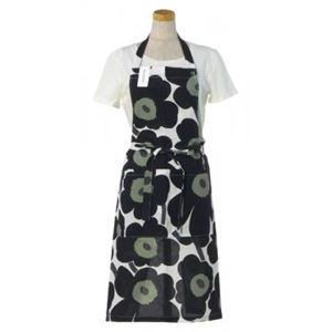 marimekko（マリメッコ） エプロン 64161 30 WHITE／BLACK／OLIVE