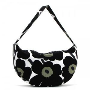 marimekko（マリメッコ） ナナメガケバッグ 25121 30 WHITE／BLACK
