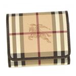 Burberry（バーバリー） 三つ折り財布（小銭入れ付） LEIGHTON 2070T CHOCOLATE