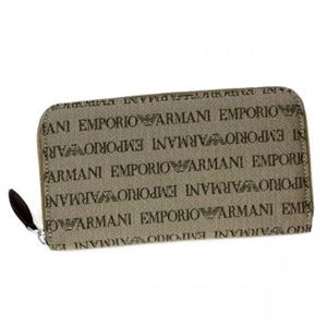 EMPORIO ARMANI（エンポリオアルマーニ） 長財布 YEME49 87339 ECRU／AFTER DARK