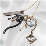 DIESEL（ディーゼル） ペンダント X02486 H5131 GUNMETAL／ROSEGOLD／LIGHTGOLD