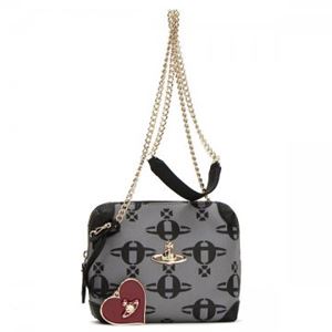 Vivienne Westwood（ヴィヴィアンウエストウッド） ナナメガケバッグ 13403 GREY