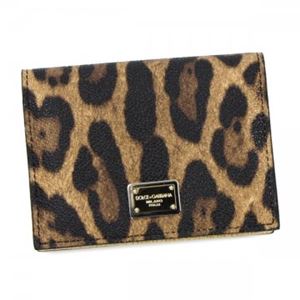 DOLCE＆GABBANA（ドルチェアンドガッバーナ） カードケース BI0315 8D095 NATURALE／ROSSOARANCI
