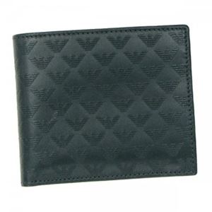 EMPORIO ARMANI（エンポリオアルマーニ） 二つ折り財布（小銭入れ付） YEM122 80059 PETROLIO